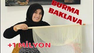 ÇITIR ÇITIR EL AÇMASI BURMA BAKLAVATadına bayılacaksınız ️