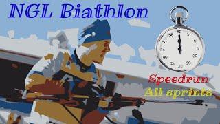 NGL Biathlon | Спидран. Все СПРИНТЫ