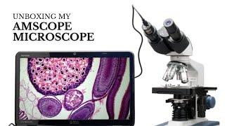 Unboxing my Amscope B120C Microscope  | Review