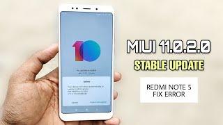 MIUI 11.0.2.0 Update Install on Redmi Note 5 | Fix Update Error Problem