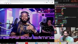 Hasan reacting to Tpain flexing on a hater