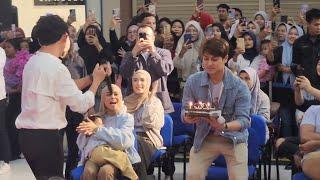 SURPRISE ULTAH RIZKY BILLAR DARI LESTI KEJORA - LIVE GRAND OPENING 24EVER COFFEE | POLLUX MALL