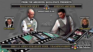 JOHNNY ARCHER vs RALF SOUQUET - 2000 US Open Straight Pool Championship