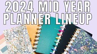 2024 Mid Year Planner Liineup | New Happy Planner Lineup | Overview of the Planners I Will Be Using