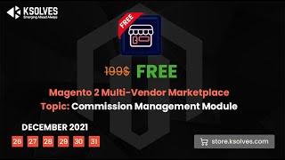 Commission Management Module in Free Magento 2 Multi-Vendor Marketplace Extension