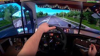 Дальнобойщик от первого лица - Euro Truck Simulator 2 [4К 60FPS]