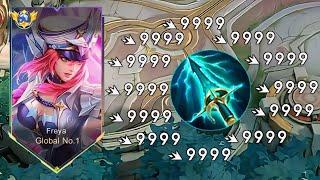 NEW DANGEROUS BUILD FOR FREYA 9999 DAMAGE??! ( MUST TRY ) FREYA BEST BUILD 2024 - MLBB