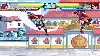 NICK54222 MUGEN: Kyouko Sakura (me) VS Erza Scarlet (CVS Artist)