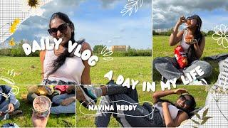 Daily Vlog 15 - A Saturday with family, cooking banana break , broccoli and aloo Parata, grocery run