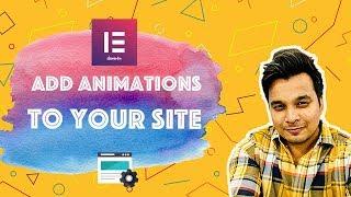 Add Animations to your WordPress Website - Part 1