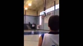 Crazy basketball shot