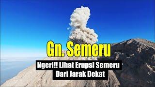 AMAZING!! | THIS IS WHAT THE SEMERU ERUPTION LOOKS LIKE FROM A CLOSE DISTANCE