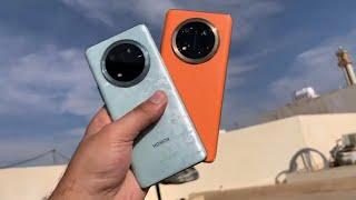 Honor X9C Sunrise Orange VS Jade Cyan Review Most Stylish & First Look in Hand Which One Best