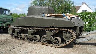 “Fury” Film M4A4 Sherman Tank Rebuild after Tiger 1 Hit. Part 2