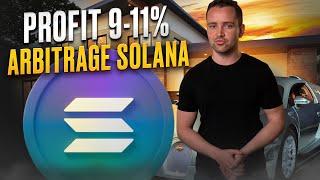 Crypto arbitrage | how make money on solana arbitrage ? | new arbitrage scheme | spred 11%