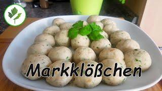 Frische Markklößchen selber machen #Rezept