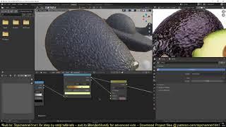 how to procedural texturing in blender 2 81 tutorial series avocado texturing  part 2