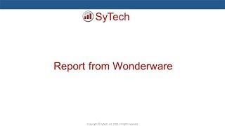 Report from Wonderware