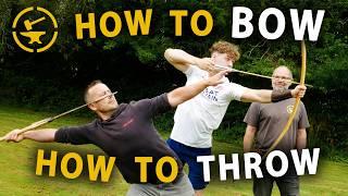 How to Shoot a Warbow, how to Throw a Spear!