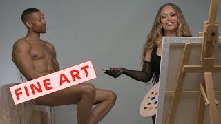 Latto Was NOT Ready For This   Model To Interview Her | Fine Art | Cosmopolitan