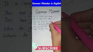 common mistakes in english language #english #common #englishmistakes #short #ytshorts