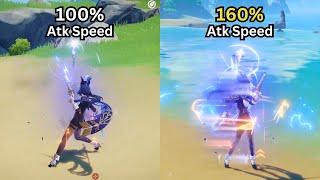 Does attack speed work on Clorinde?