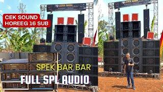 CEK SOUND 16 SUB FULL SPL TBX-3000 FULL BAR BAR