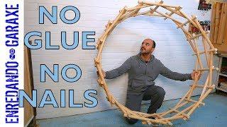 How to make Leonardo Da Vinci wooden circle. P2