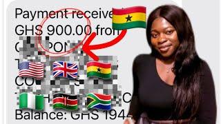 MAKE GH₵120 PER PROJECT IN GHANA   (how to make money online with your phone/laptop)