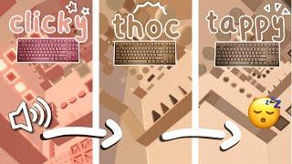 (roblox asmr ) I SWITCH KEYBOARDS EVERY TOWER.. [boba tea tower]