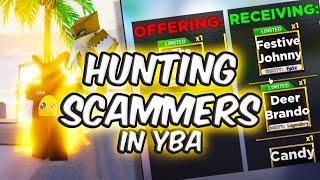 [YBA] HUNTING SCAMMERS WITH WAIFU TW V1