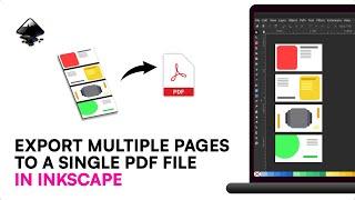 Export Multiple Pages into One Single PDF File in Inkscape | Tutorial