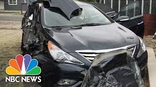 Terrifying Wrong-Way Crash Caught On Dashcam | NBC News