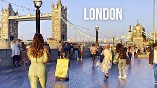 Beautiful London Walking Tour   | Tower Bridge | London Walk 4K
