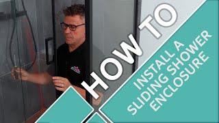 How to Install a Sliding Shower Enclosure | Bathroom Mountain