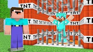 НУБ ПОЙМАЛ ПРО ГРИФЕРА В ЛОВУШКУ МАЙНКРАФТ ! НУБИК И ТРОЛЛИНГ В MINECRAFT Дак Плей