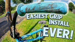 Easiest BMX Grip Install - No Air Compressor