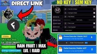 Script Blox Fruit Mobile No Key AUTO FARM & FRUIT RAIN | MATSUNE HUB | RAID | Fluxus & Delta Script