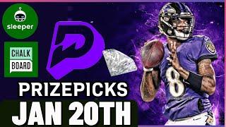 NFL PRIZEPICKS | PROP PICKS | DIVISIONAL ROUND | 1/20/2024 | SATURDAY | NFL BETTING | BET PROPS