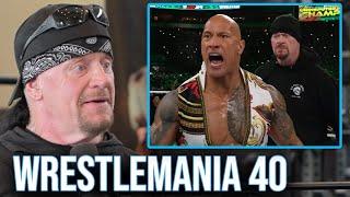 Undertaker on Wrestlemania 40
