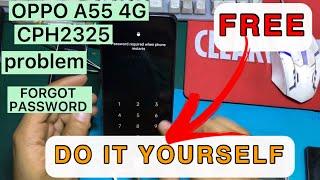 Oppo A55 4G CPH2325 Hard Reset Password and google account reset