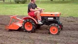 Johnson on a mini tractor