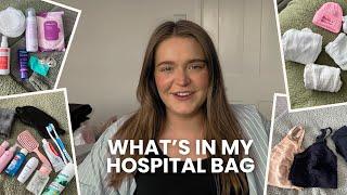 WHAT IM PACKING IN MY HOSPITAL BAG FOR LABOUR & BIRTH | FIRST TIME MOM | 36 WEEKS PREGNANT | UK 2024