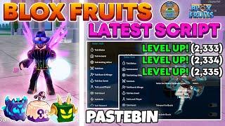 BLOX FRUITS Script Pastebin 2024 AUTO FARM | AUTO SEA EVENT | V4 | RAIN FRUIT | DF MASTERY (NO KEY)