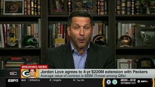 ESPN SC | Adam Schefter details on Love, Tua receive new QB contracts, Cowboys negotiate with Dak
