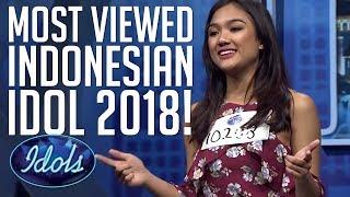 TOP 10 MOST VIEWED INDONESIAN IDOL 2018 AUDITIONS! | Idols Global