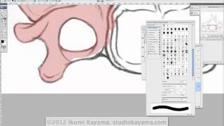 Photoshop Tutorial for Scientific Illustrators: Quick Mask Mode to mask your painting