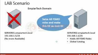 How to Seize FSMO roles in Windows Server 2016