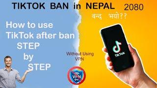 How to use tiktok after ban by DNS | In laptop or PC | Nepal | #tiktok #tiktokbanned #tiktoknepal