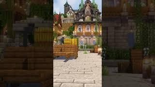 Medieval Town  Free World Download #shorts #minecraft #medieval #town